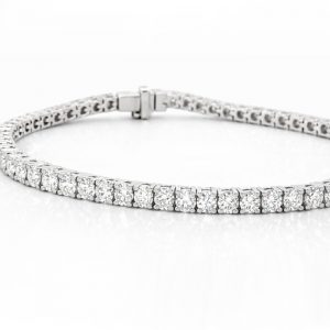 Alternative view of Diamant Armband 4 ct. "Tennis" Weissgold 18K