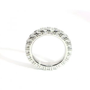 Memoryring, Diamantring, WG, 750, 18K, 3 ct.