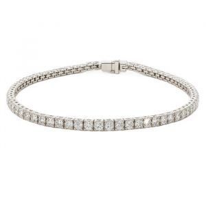 Tennis Armband 4 ct. Weissgold 18K Brillantarmband