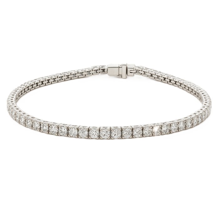Tennis Armband 4 ct. Weissgold 18K Brillantarmband