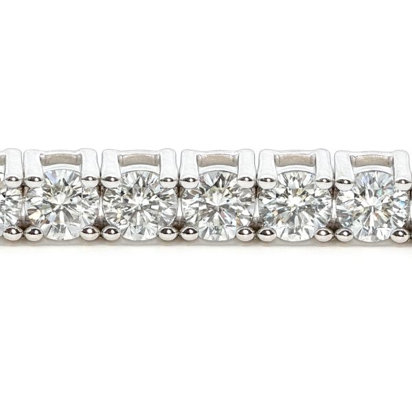 Tennis Armband 4 ct. Weissgold 18K
