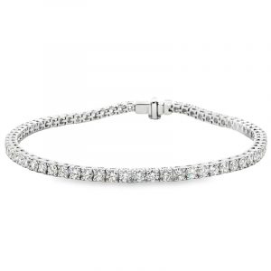 Tennis Armband 4 ct. Weissgold 18K