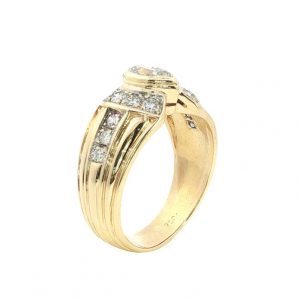 Diamantring, Marquise, Gelbgold, Gold, 750, 18K