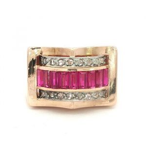 Diamantring, Amethyst, Gelbgold, Gold, 750, 18K