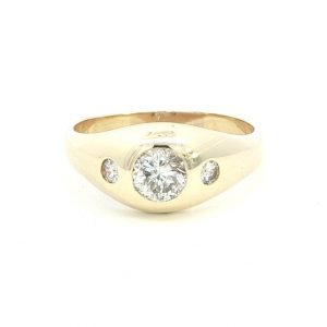 Diamantring, 0,85ct, Gelbgold, Gold, 585, 14K