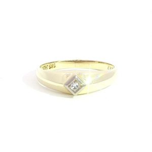 Diamant, Brillant, Ring, Gelbgold, Gold, 585, 14K