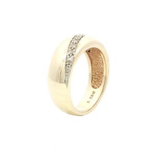 Diamant, Brillant, Ring, Gelbgold, Gold, 585, 14K