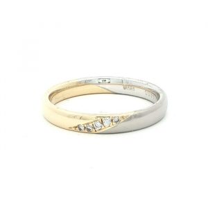 Diamant, Ring, Gelbgold, Weissgold, Gold, 585, 14K