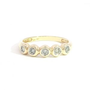 Diamant, Brillant, Ring, Gelbgold, Gold, 585, 14K