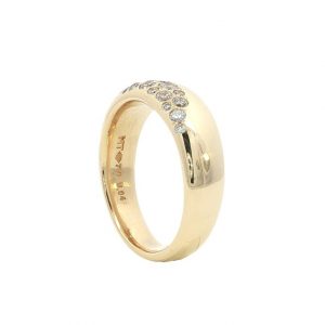 Diamant, Ring, Gelbgold, Gold, 750, 18K, 0,64 ct.,