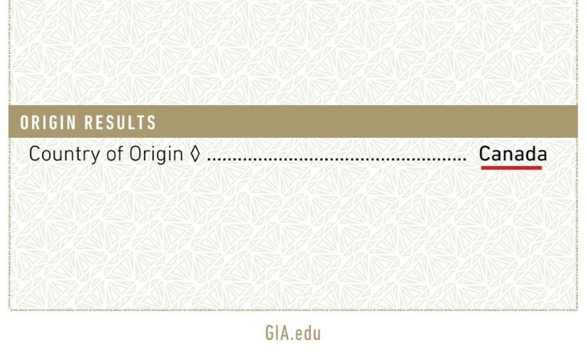 DOR Kanada Diamond Origin Report