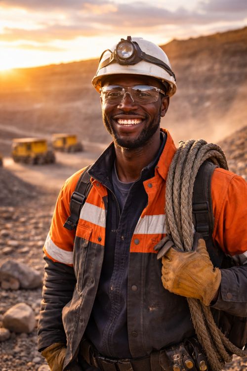 Minenarbeiter Botswana