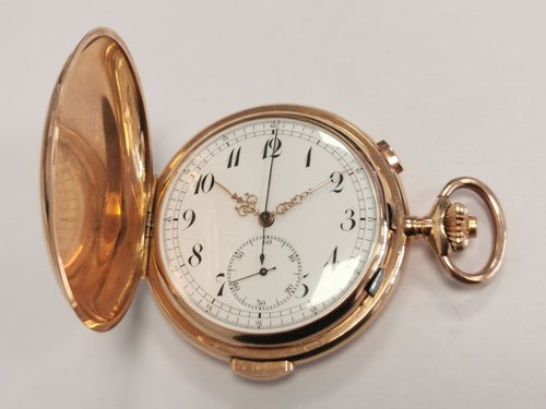 Taschenuhr 14K Gelbgold