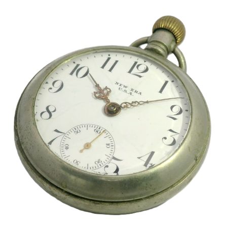 Taschenuhr new era metall