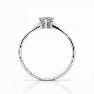 Diamant Ring, Solitär Ring, Brillant, Weissgold, Gold, 750, 18K