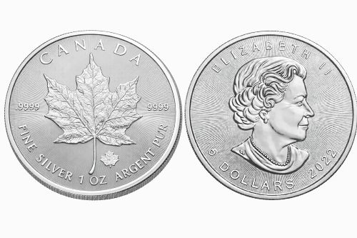 Maple Leaf Canada Silber