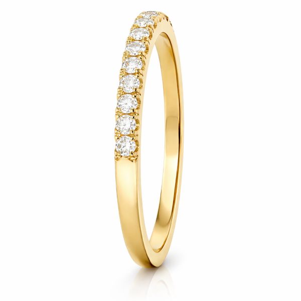 Memory 0,35 ct. Gelbgold 18K 17 Diamanten