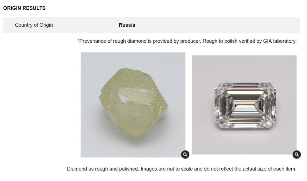 Russland Diamanten DOR GIA web