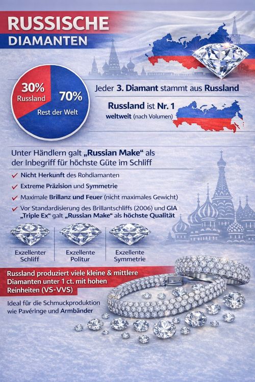 Russland Infografik