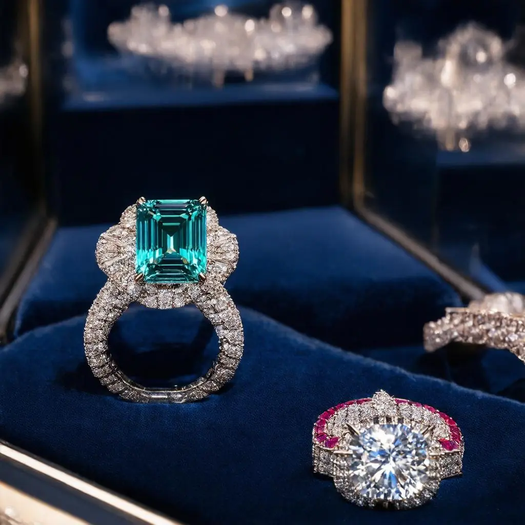 Farbige Diamanten aus dem Labor