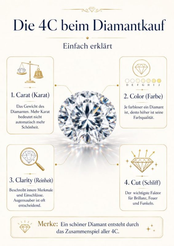 4C Diamanten Fachwissen