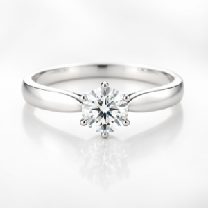 Diamant Ring, Diamantring, Weissgold, 18K, 750, Solitär, Solitaire