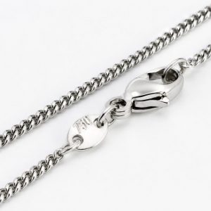 Panzerkette, Goldkette, Weissgold, Gold, 750, 18K