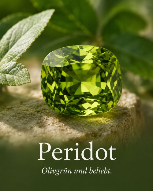 Peridot Edelstein erkennen