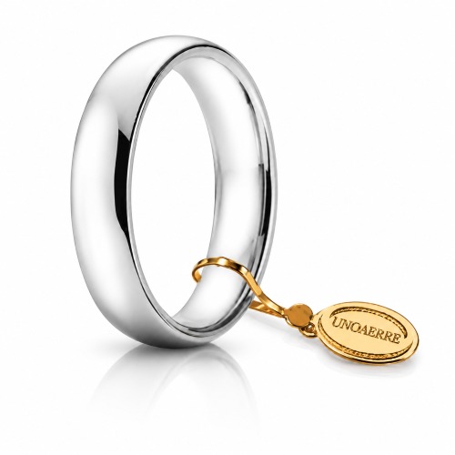 Ringmodell Vicenza 5 mm Weissgold