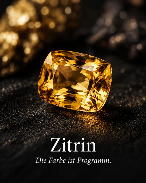 Zitrin Edelstein erkennen