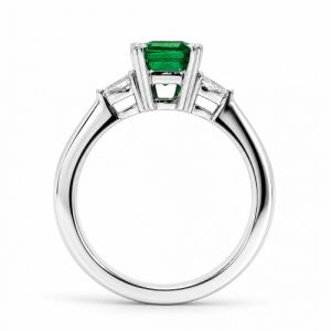 Emerald 1,16 ct. Diamantring Seite