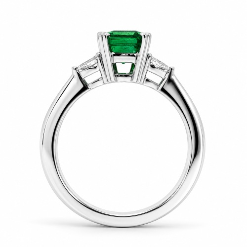Emerald 1,16 ct. Diamantring Seite