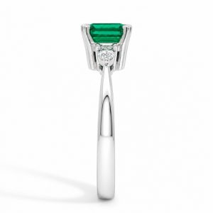 Emerald 1,16 ct. Diamantring Seite