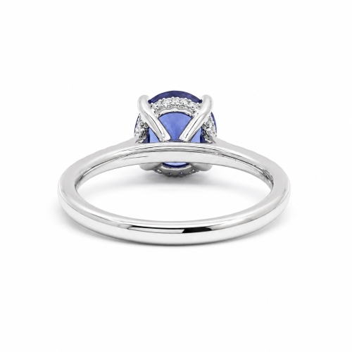 Tansanit 2 ct Platin Ring