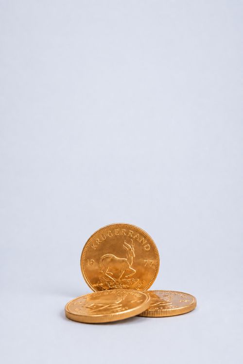 Krügerrand-Goldmünzen als Beispiel für eine Beleihung