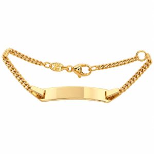 Gravurarmband, Namensgravur, Classic, Gelbgold, Gold, 18K, 750,