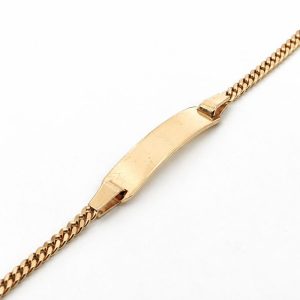 Gravurarmband, Namensgravur, Classic, Gelbgold, Gold, 18K, 750,