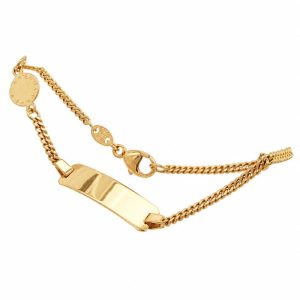 Gravurarmband, Namensgravur, Uhr, Gelbgold, Gold, 18K, 750,