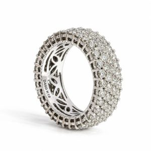 Diamant Ring, Memory, Brillant, Weissgold, Gold, 750, 18K