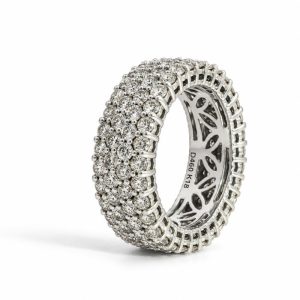 Diamant Ring, Memory, Brillant, Weissgold, Gold, 750, 18K