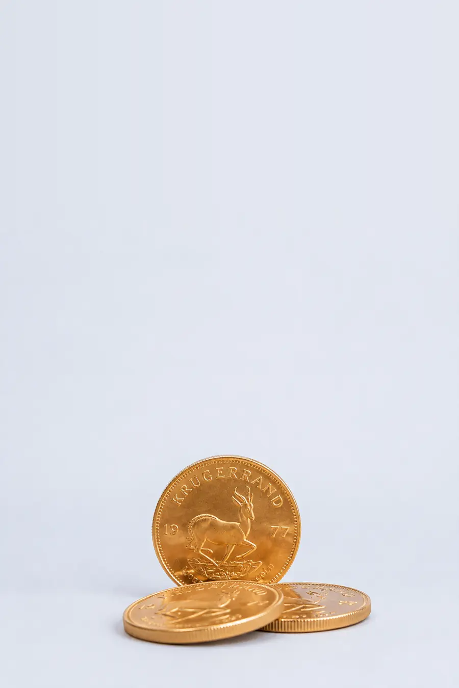 Krügerrand-Goldmünzen als Beispiel für eine Beleihung
